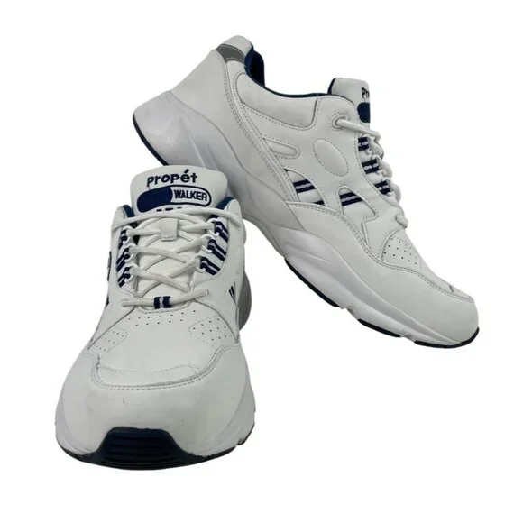 Propet Stability Walker M2034 Men's White/Blue Casual Shoe Sneakers Size 11 W - Picture 2 of 11